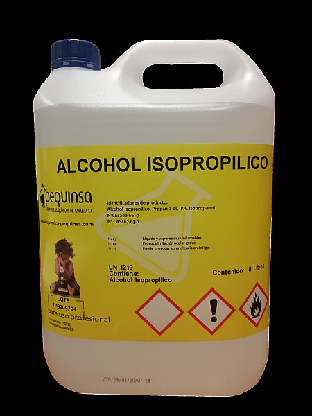 ALCOHOL ISOPROPILICO 5l. GUINAMA